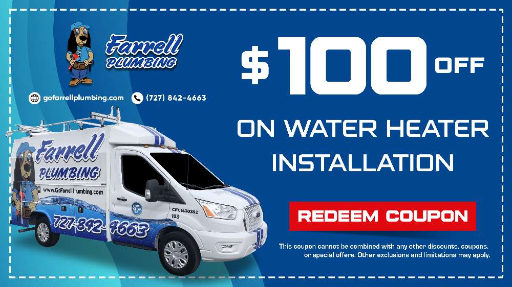 Farrell_Plumbing $100 Off Water Heater Installation Coupon Farrell_Plumbing $100 Off Water Heater Installation Coupon