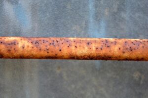 corroded pipe
