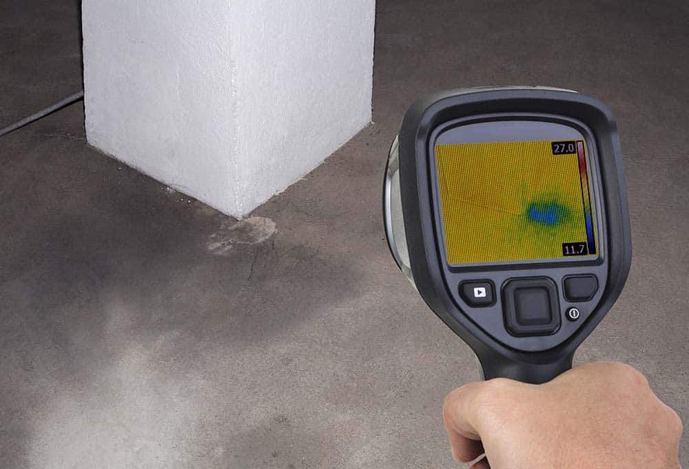 thermal imaging of pipes